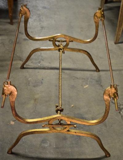 Jean Charles Moreux Jean Charles Moreux Gilt Iron Table