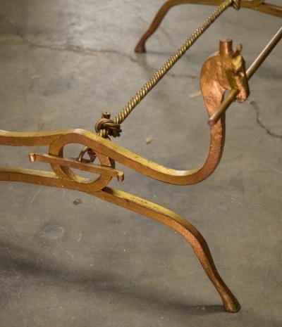 Jean Charles Moreux Jean Charles Moreux Gilt Iron Table