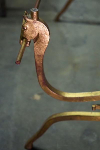 Jean Charles Moreux Jean Charles Moreux Gilt Iron Table