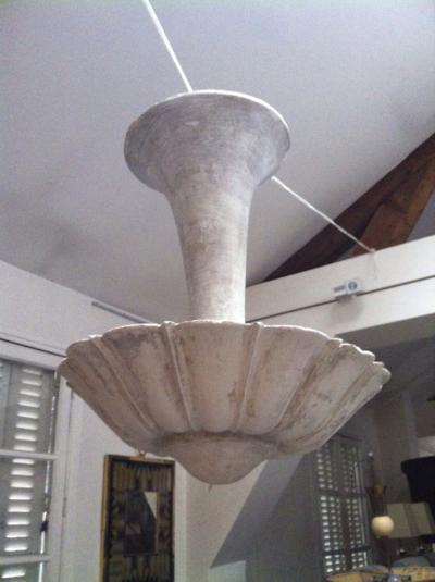 Jean Charles Moreux Jean Charles Moreux Vintage Plaster Chandelier