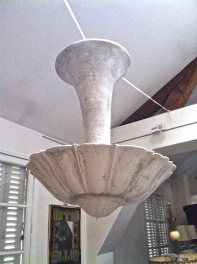 Jean Charles Moreux Jean Charles Moreux Vintage Plaster Chandelier
