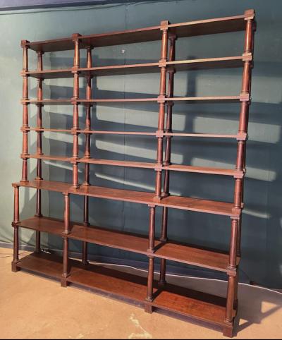 Jean Charles Moreux Jean Charles Moreux attributed superb neo classic big mahogany library