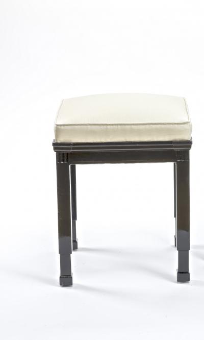 Jean Charles Moreux Jean Charles Moreux style pair of neo classic stools