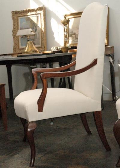Jean Charles Moreux Pair of Referenced Armchairs by Jean Charles Moreux