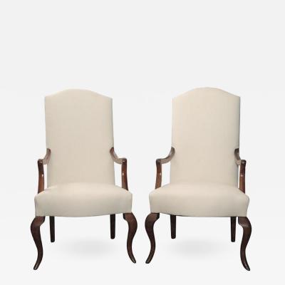 Jean Charles Moreux Pair of Referenced Armchairs by Jean Charles Moreux