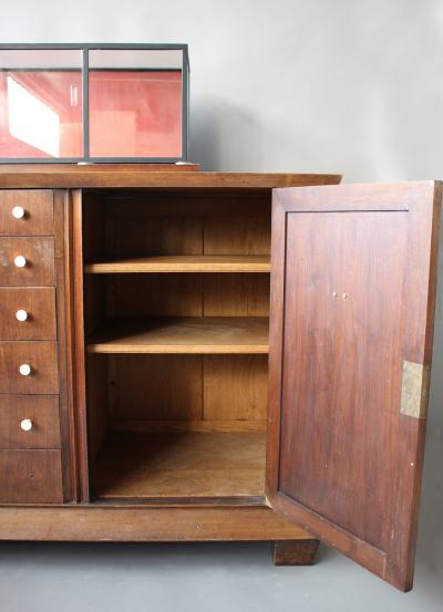Jean Charles Moreux Rare Fine French Art Deco Walnut Sideboard by Jean Charles Moreux