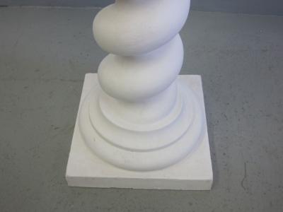 Jean Charles Moreux Two Rare French Surrealist Plaster Floor Lamps by Jean Charles Moreux