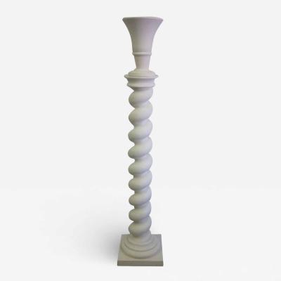 Jean Charles Moreux Two Rare French Surrealist Plaster Floor Lamps by Jean Charles Moreux