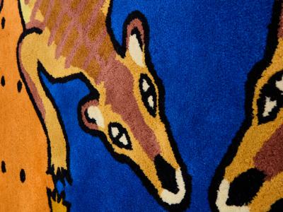 Jean Charles de Castelbajac Jean Charles de Castelbajac Desert bar tufted wool rug 1985