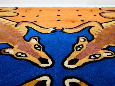 Jean Charles de Castelbajac Jean Charles de Castelbajac Desert bar tufted wool rug 1985