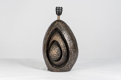 Jean Claude Dresse Sculptural Bronze lamp by Jean Claude Dresse