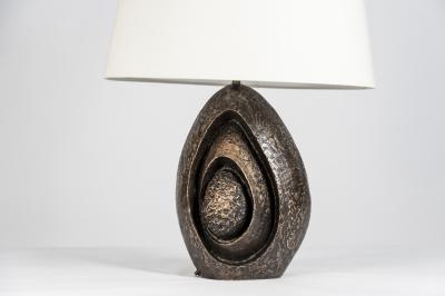 Jean Claude Dresse Sculptural Bronze lamp by Jean Claude Dresse