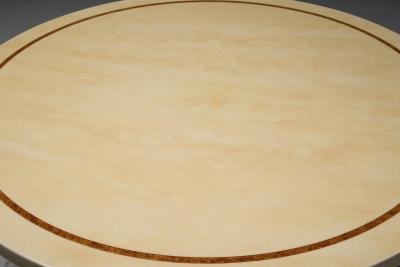 Jean Claude Mahey Faux Marble Lacquered Table by Jean Claude Mahey France 1970s