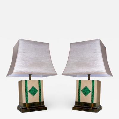 Jean Claude Mahey Two 1970s Lamps Signed by Jean Claude Mahey