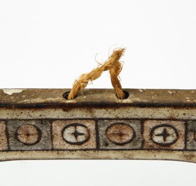 Jean Claude Malarmey Glazed Ceramic Wall Mirror by Jean Claude Malarmey Vallauris France