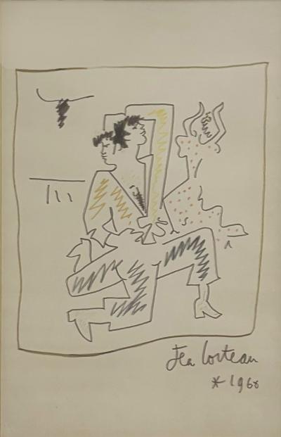 Jean Cocteau Drawing on paper