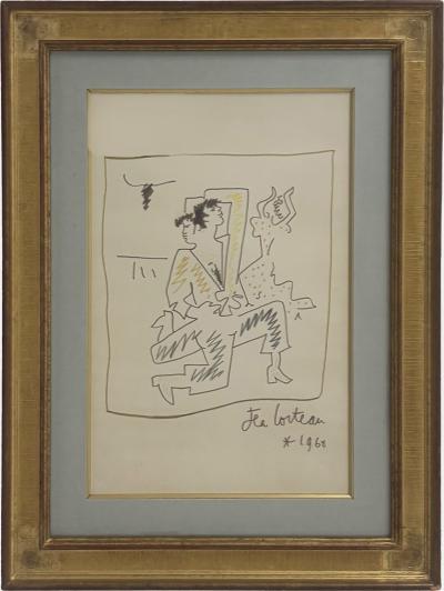 Jean Cocteau Drawing on paper