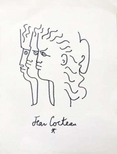 Jean Cocteau JEAN COCTEAU Original Drawing