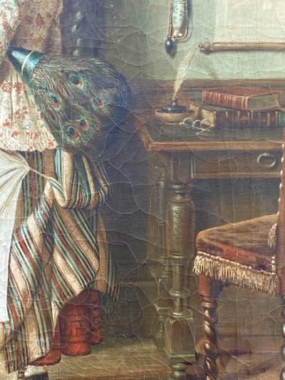 Jean Daniel Stevens In the Library 