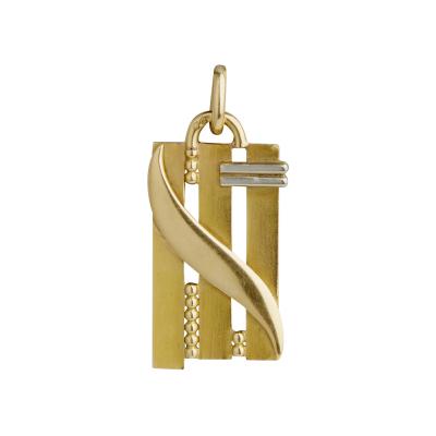 Jean Despres Jean Despr s Modernist 18K Gold Pendant