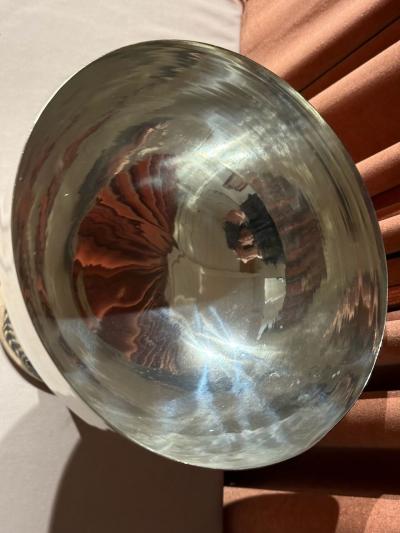 Jean Despres Jean Despr s Signed Modernist Silver Bowl with Gormette Detailing