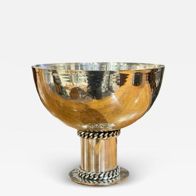 Jean Despres Jean Despr s Signed Modernist Silver Bowl with Gormette Detailing
