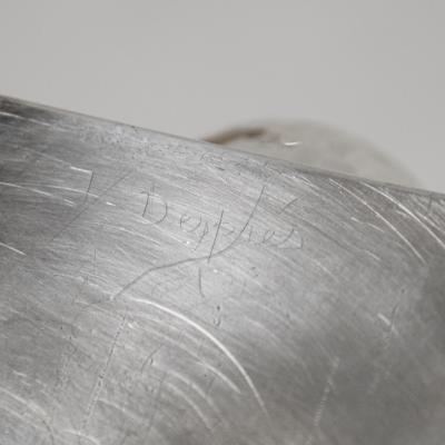 Jean Despres Pair of candle holders