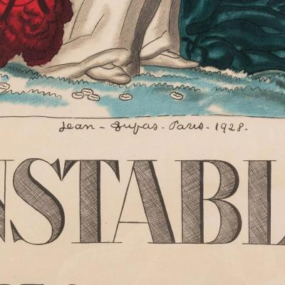 Jean Dupas JEAN DUPAS ADVERTISING LITHOGRAPH IN COLOURS POSTER FOR ARNOLD CONSTABLE