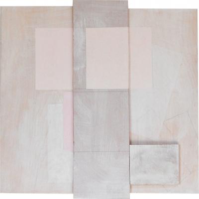 Jean Feinberg Pink Over Under Abstract painting 2022