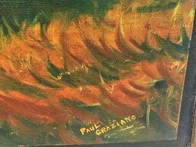 Jean Francois Millet Monumental Signed Painting after Jean Francois Millet The Gleaners