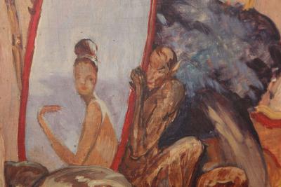 Jean Gabrie Domergue Jean Gabriel Domergue Eve Looking in the Mirror Circa 1920