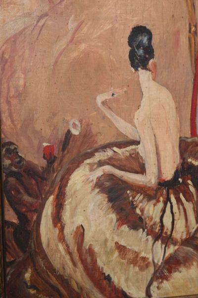 Jean Gabrie Domergue Jean Gabriel Domergue Eve Looking in the Mirror Circa 1920