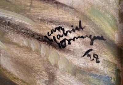 Jean Gabriel Domergue Jeune femme aux fleurs