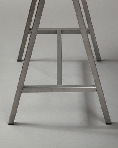 Jean Gar on Stainless Steel Desk
