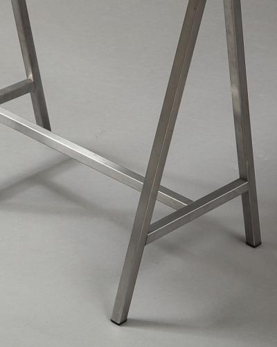 Jean Gar on Stainless Steel Desk
