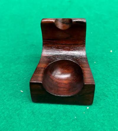 Jean Gillon Brazilian Mid Century Modern Pipe Holder in Hardwood by Jean Gillon Brazil