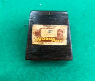 Jean Gillon Brazilian Mid Century Modern Pipe Holder in Hardwood by Jean Gillon Brazil