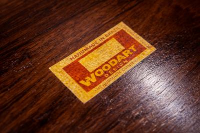 Jean Gillon Brazilian Mid Century Modern Tray in Rosewood Jean Gillon 1960s