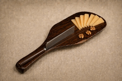 Jean Gillon Brazilian Modern Charcuterie Platter in Rosewood Attributed to Jean Gillon