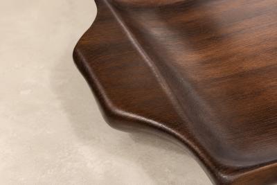 Jean Gillon Brazilian Modern Serving Tray in Jacarand by Jean Gillon for WoodArt