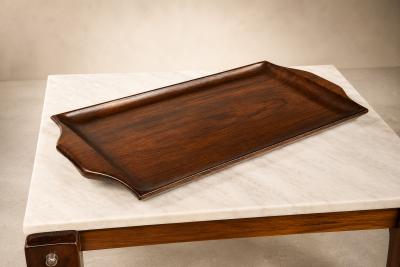 Jean Gillon Brazilian Modern Serving Tray in Jacarand by Jean Gillon for WoodArt