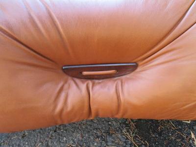 Jean Gillon Fabulous Brazilian Rosewood Jean Gillon Lounge Chair and Ottoman for Probel