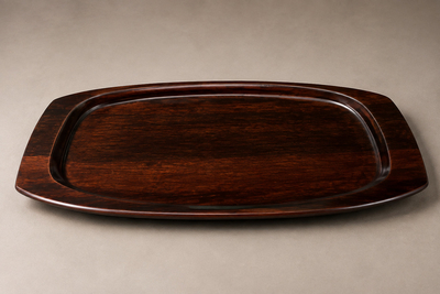 Jean Gillon Model 731 Serving Tray in Rosewood by Jean Gillon for WoodArt Lot 915