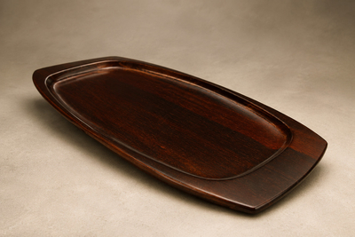 Jean Gillon Model 731 Serving Tray in Rosewood by Jean Gillon for WoodArt Lot 915