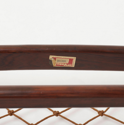 Jean Guillon Jangada Lounge Armchair in Jacaranda by Jean Guillon for by Italma Woodart