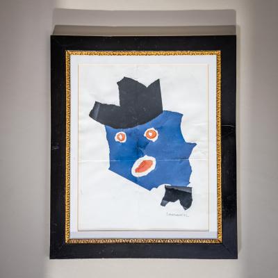 Jean Joseph Sanfourche Jean Joseph Sanfourche France 1929 2010 Blue Head dated 1972