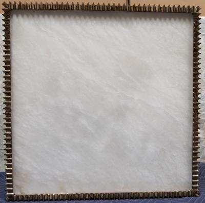 Jean Karajian Bronze Alabaster Custom Chandelier