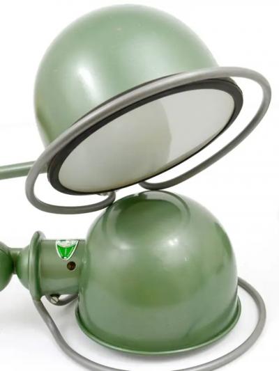 Jean Louis Domecq Two Matching Jean Louis Domecq for Jielde Lyon Industrial Clamp Lamps 1950s