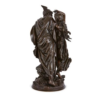 Jean Louis Gregoire Bronze sculpture of Perseus and Andromeda by Gr goire