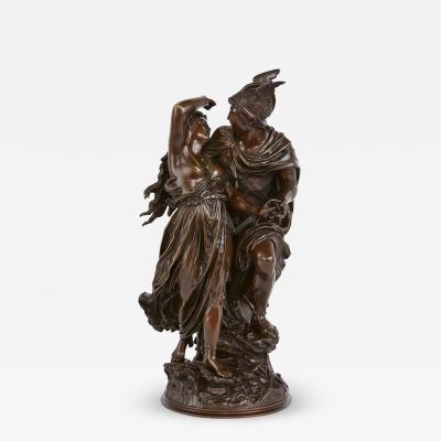 Jean Louis Gregoire Bronze sculpture of Perseus and Andromeda by Gr goire